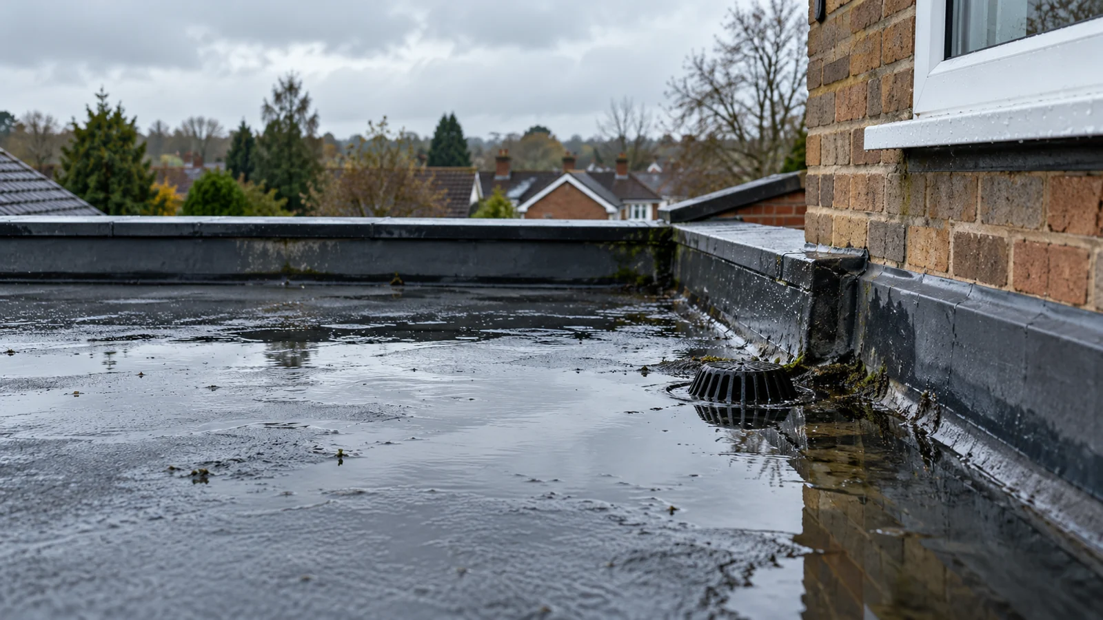 Photographic illustration of Flat roofs and extensions