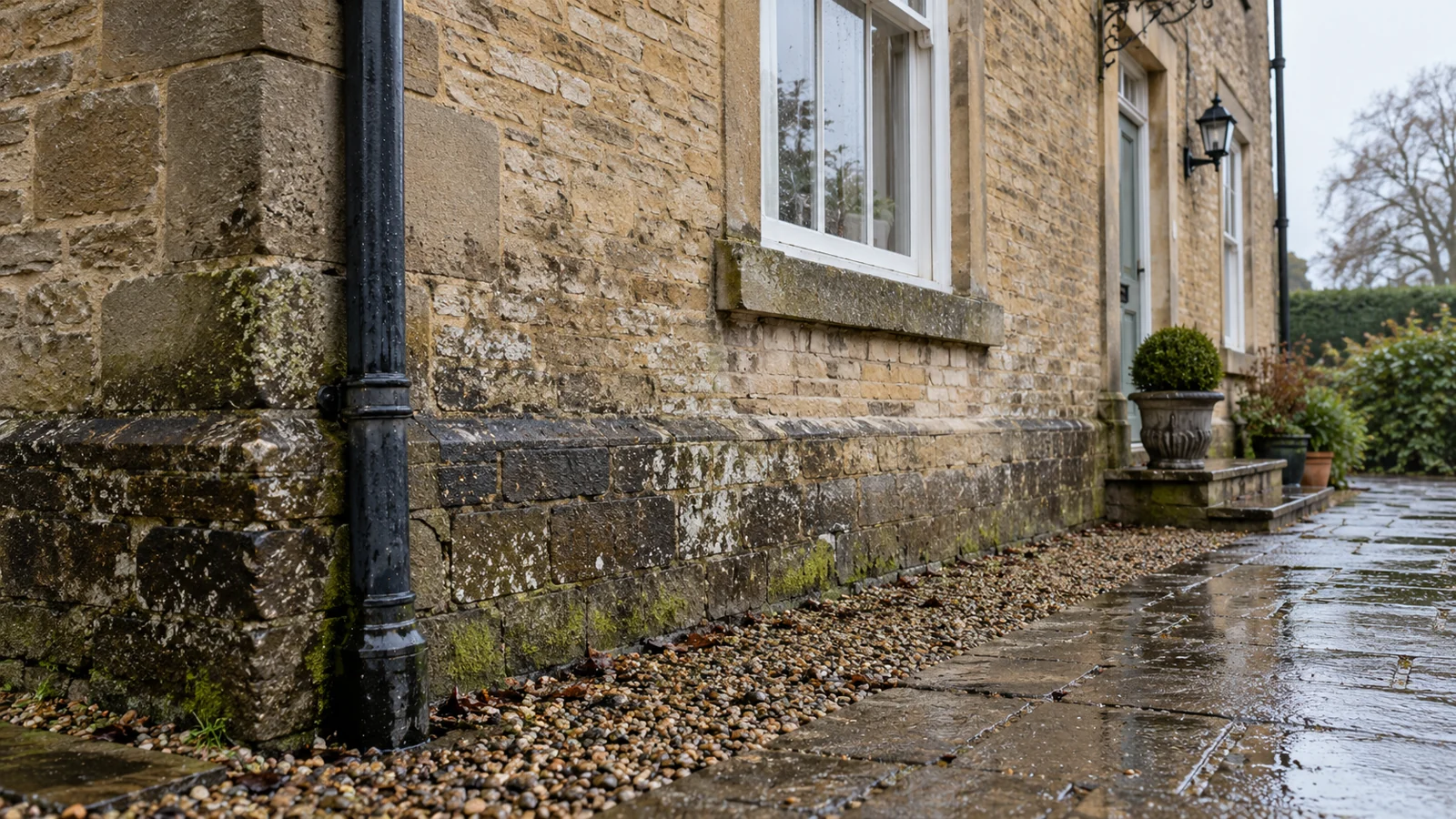 Photographic illustration relating to Why old houses need a different approach to damp