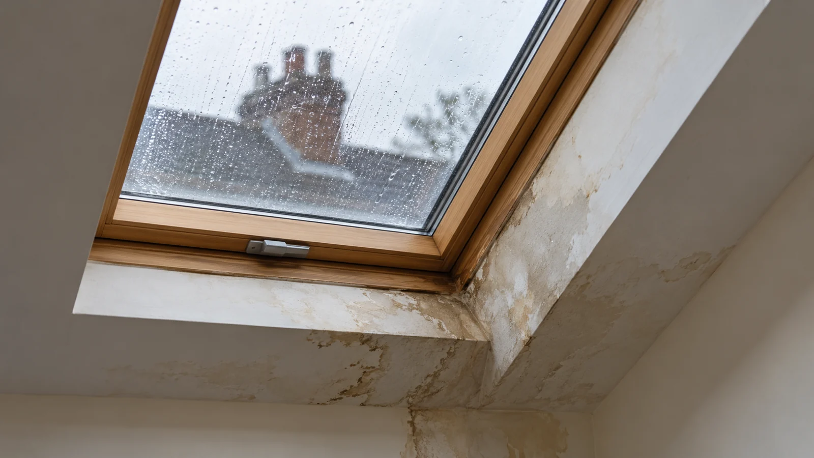 Why is my roof window leaking – example of the relevant building condition