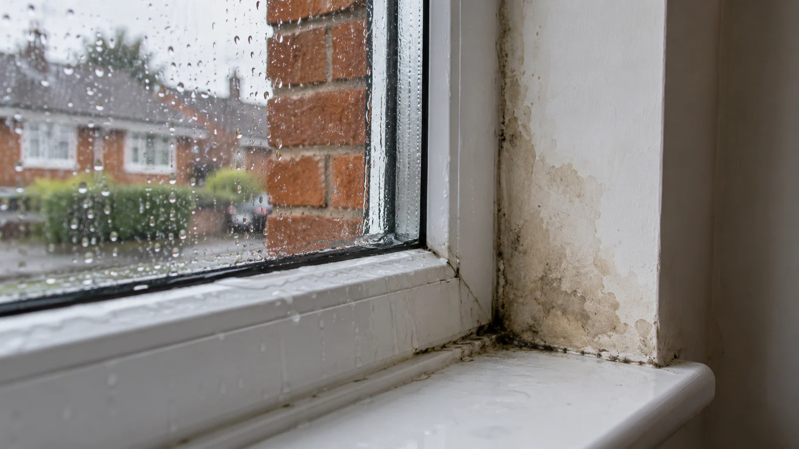 Photographic illustration relating to Why are your windows wet every morning?